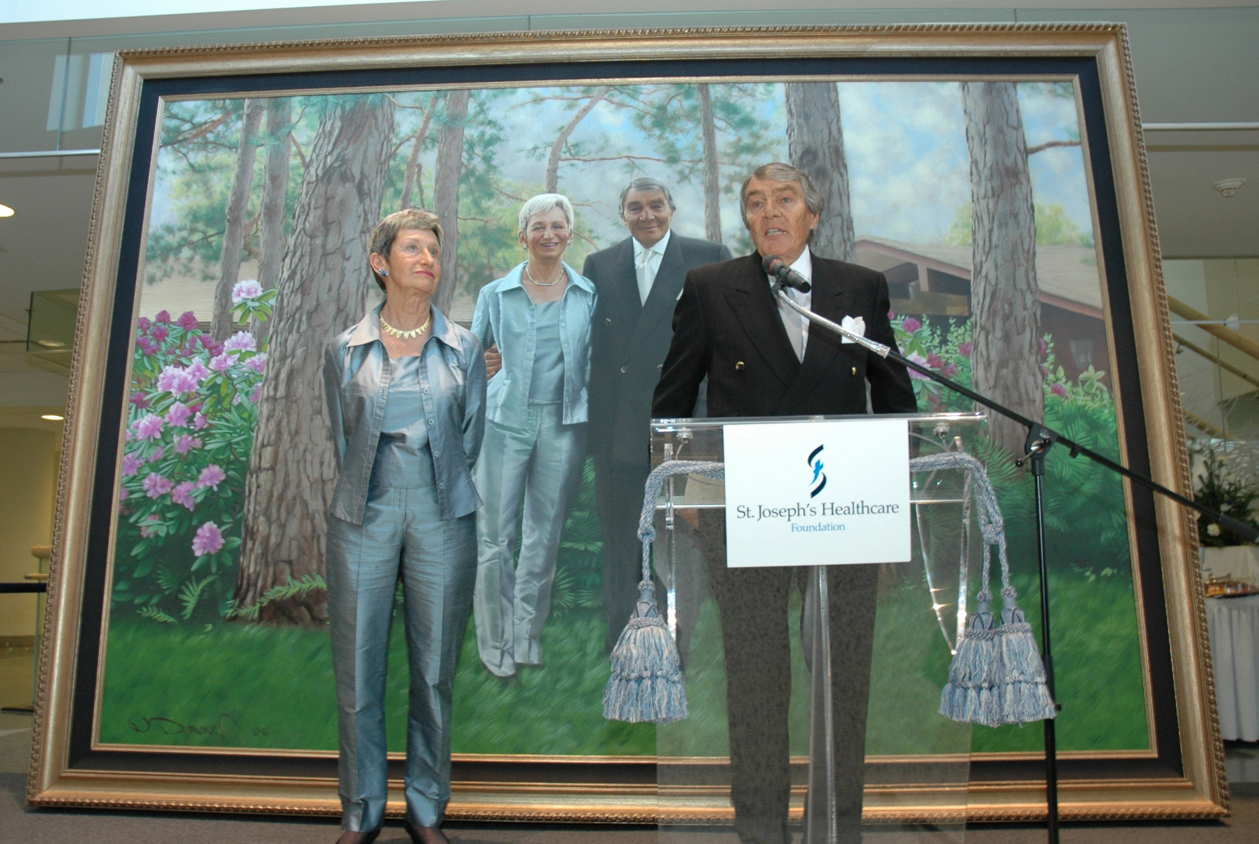 charles and margaret with portrait 2